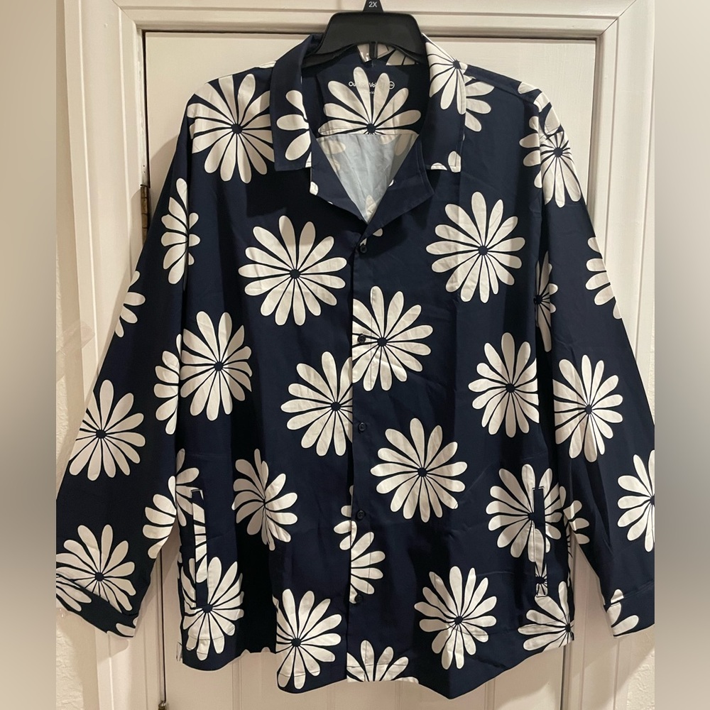 Outdoor Voices SolarCool Button Up Top - NWOT